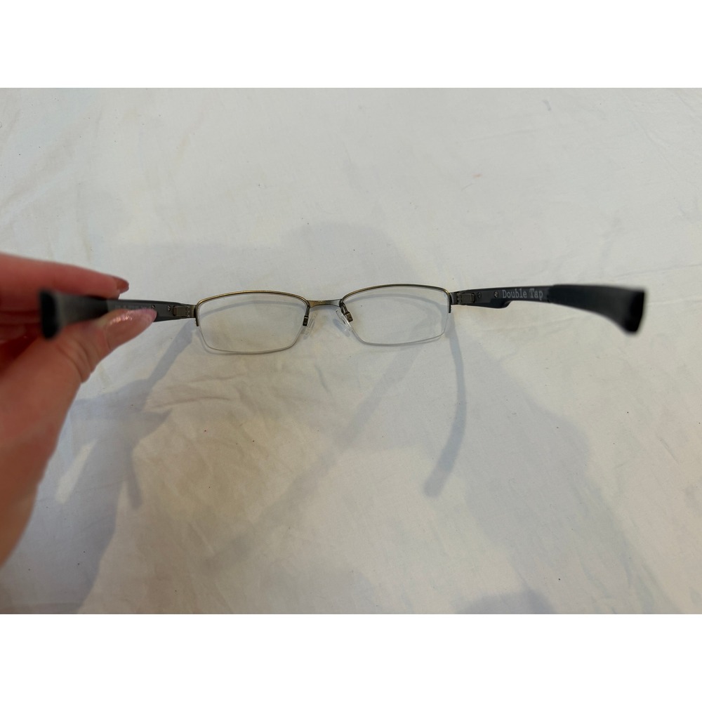 Oakley Double Tap Pewter Eyeglasses OX3123-0253 Rectangular Semi-Rimless Frames - Picture 4 of 7